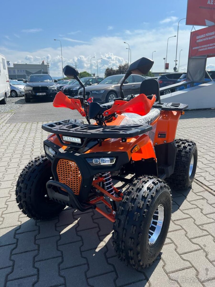 Dětská čtyřkolka Piranha Transformer 125cc 3G8 - oranžová