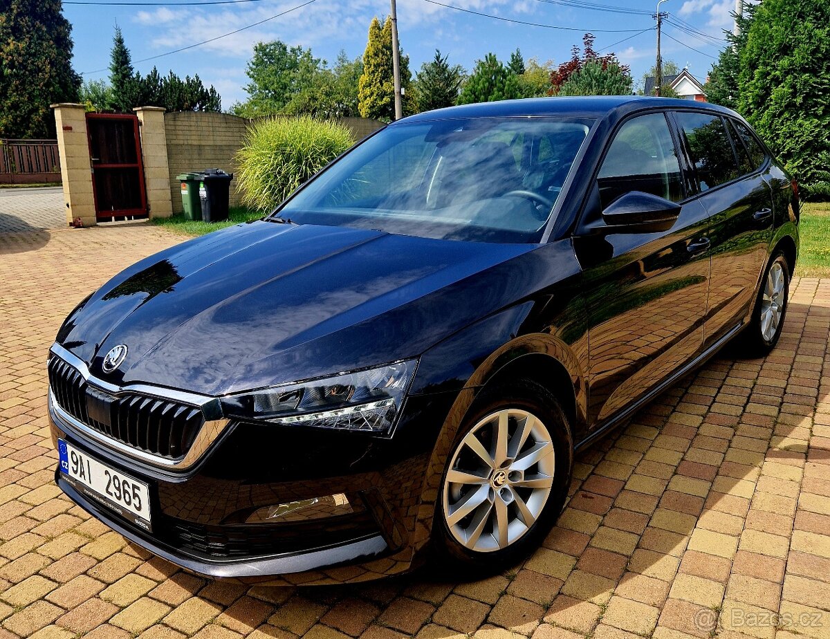 Škoda Scala 1.0 TSi 81kw FL, 8/2022, 22tkm, ČR, LED