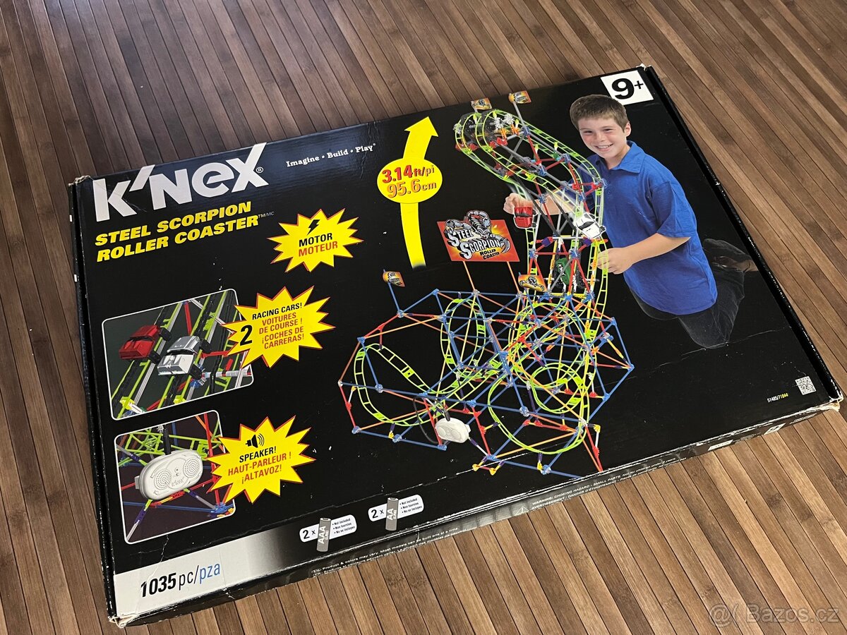 K'NEX SCORPION Horská dráha stavebnice 51485/71844