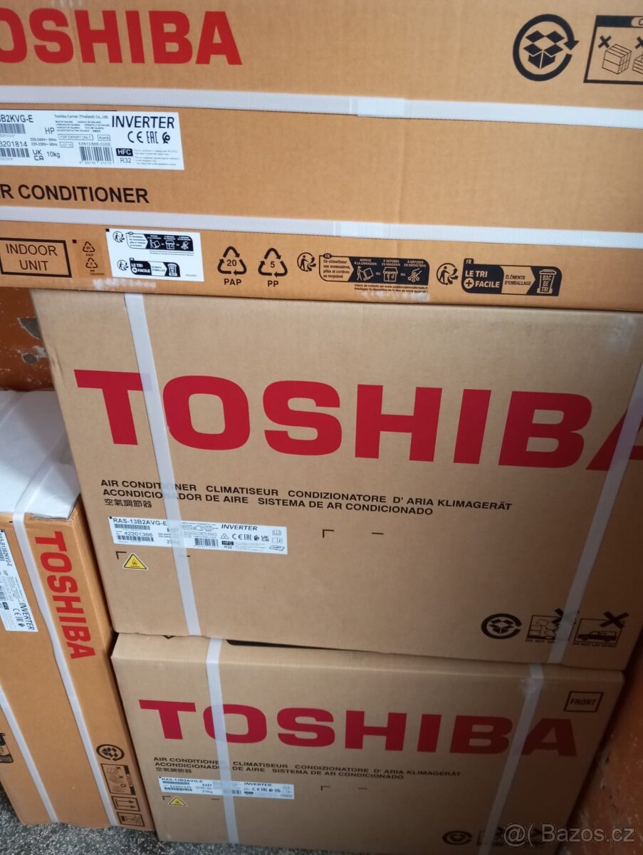 Prodám nové klimatizace Toshiba split + multisplit