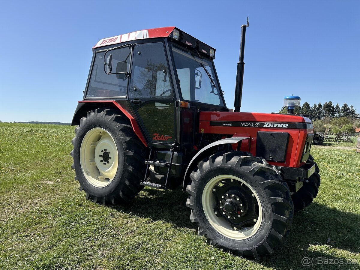 ZETOR 6340 TURBO - ORIGINAL TURBO / REVERZOR - TOP STAV