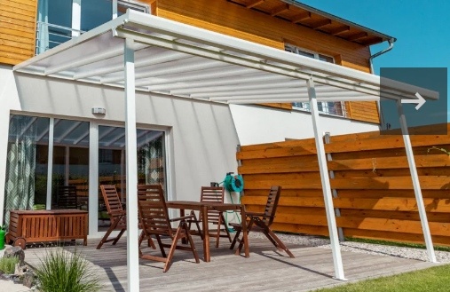 Hliníková pergola 3x4m