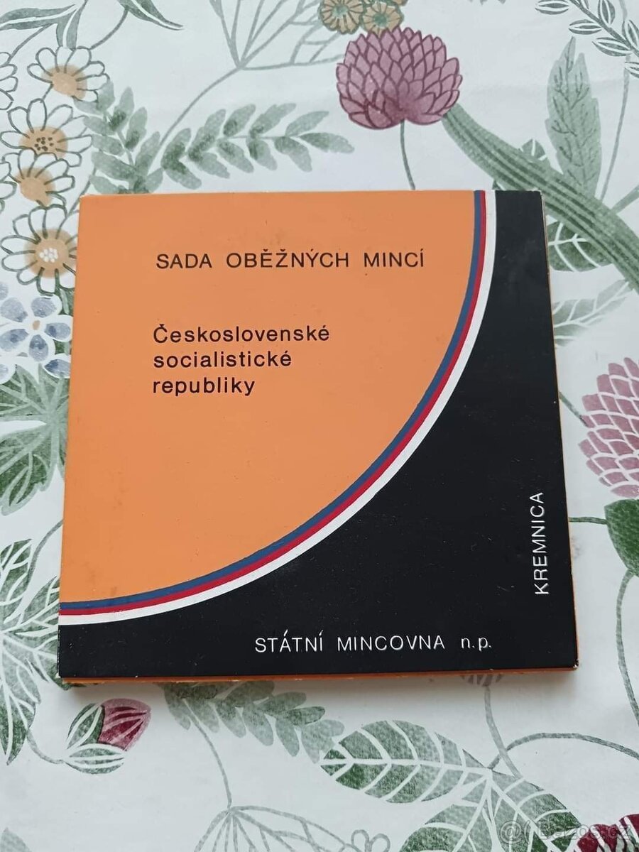 Sada oběžných mincí Československo 1986