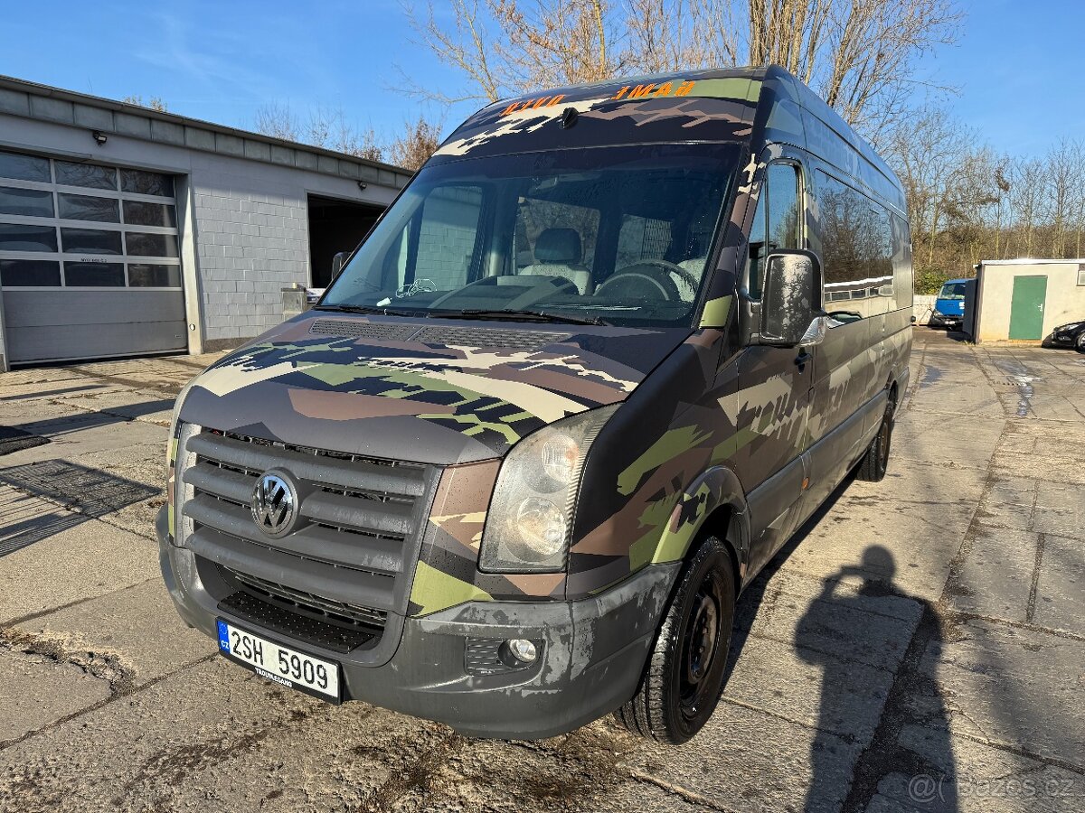 VW Crafter 2,5 TDI, 100 kW, r.v.2011, míst 8+1