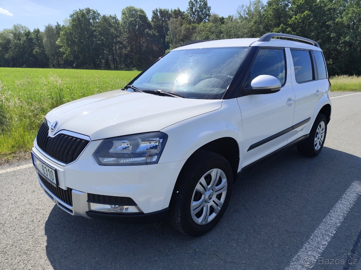 ŠKODA YETI 1,2 tsi 77kw edice Outdoor SERVISNÍ KNIHA