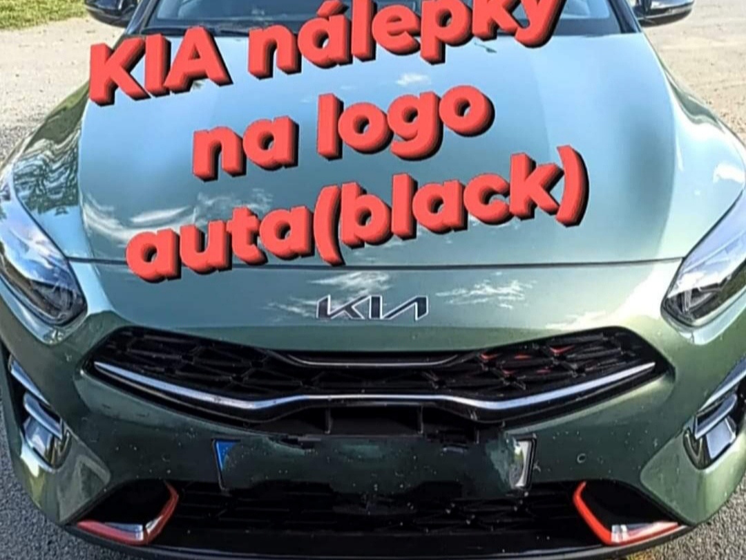 Kia nálepky na logo