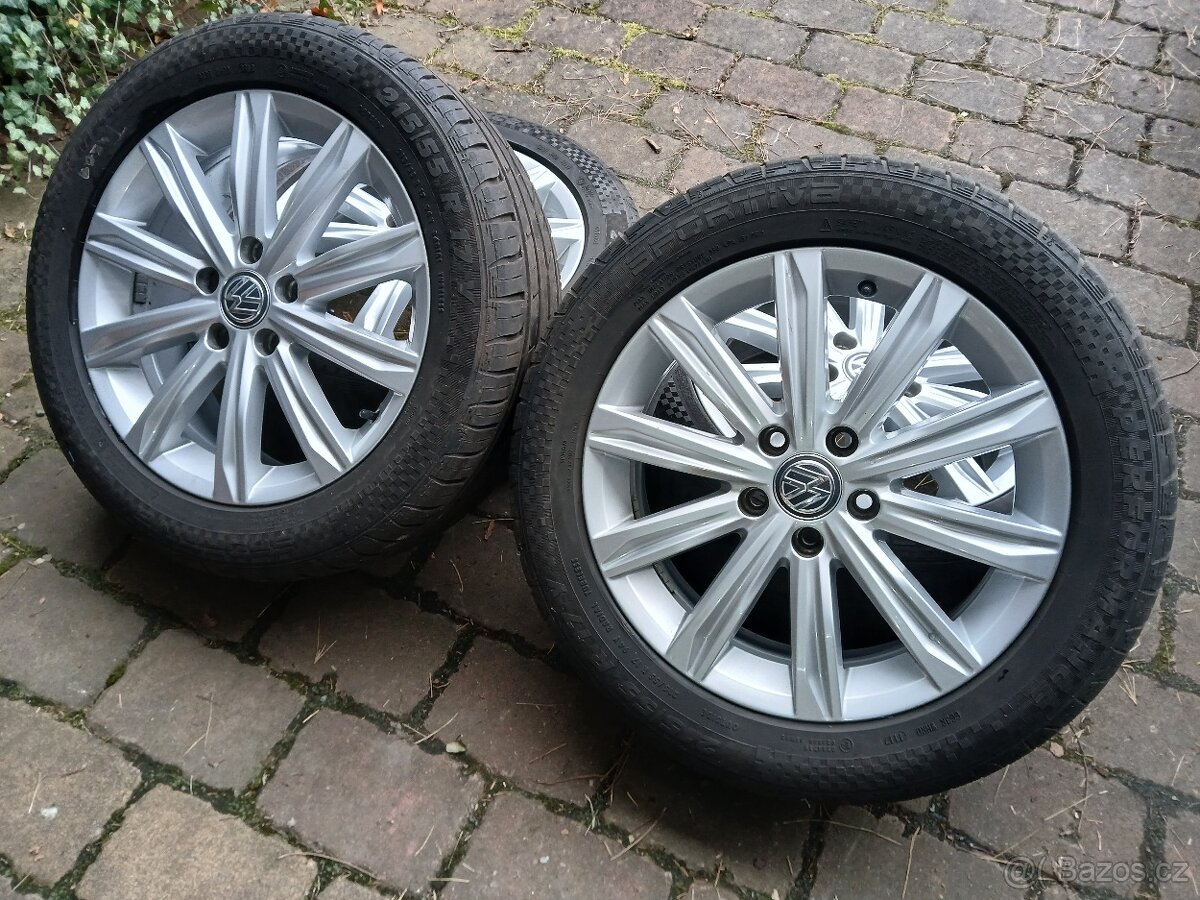 ALU kola,sada,model STOCKHOLM,originál,215/55 R17,5x112,TOP