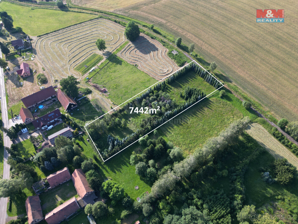 Prodej pozemku k bydlení, 7442 m², Otovice