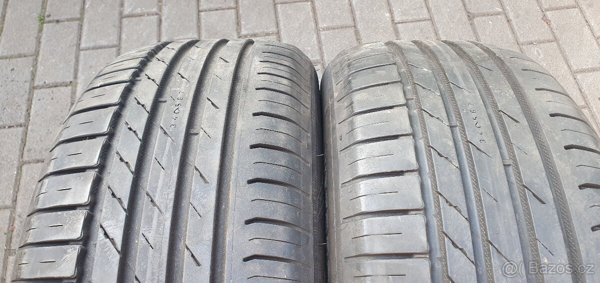 Letní Nokian Wetproof 215/55R16 - 7,5 a 6,5 mm