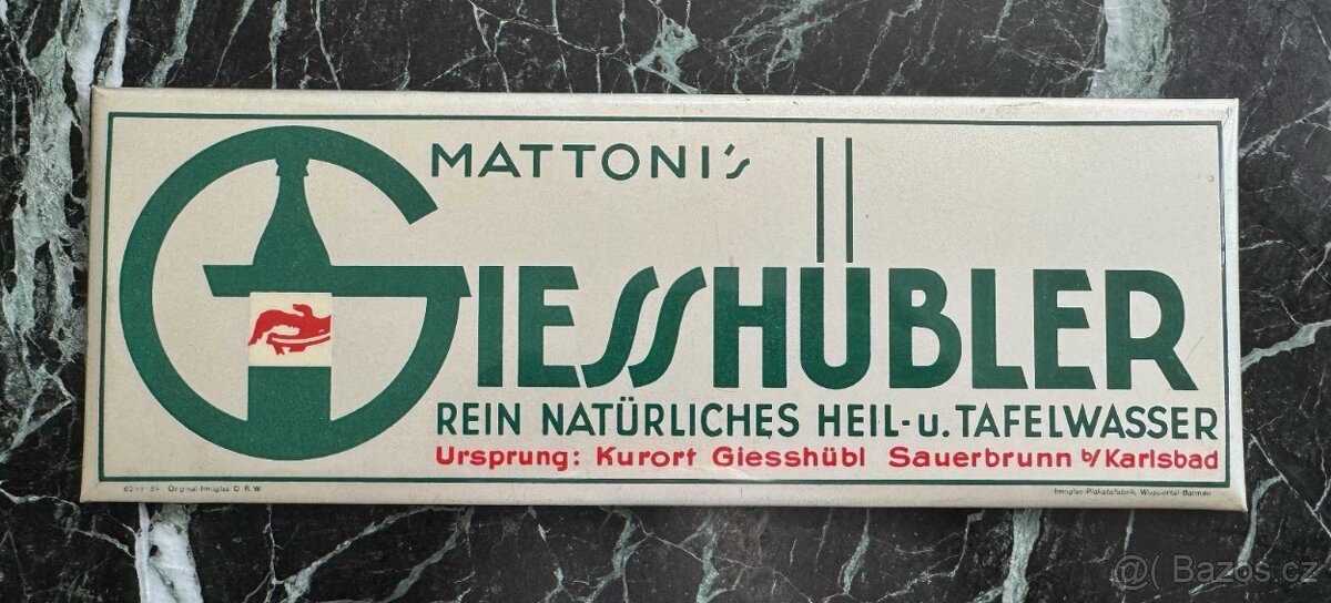 Cedule Mattoni’s Giesshübler