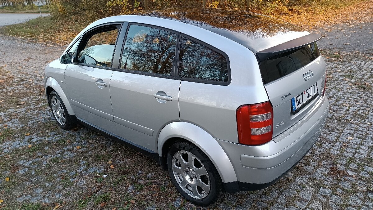 Audi a2 panorama 1.6. 16v 81kw platná STK přes rok