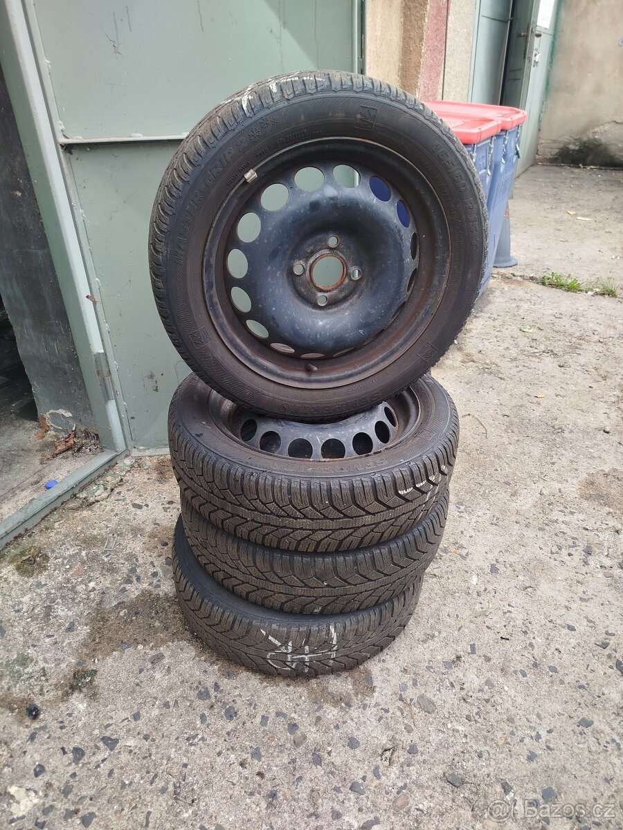 Citroen C1, Toyota Aygo , zimní kola 165/60r15