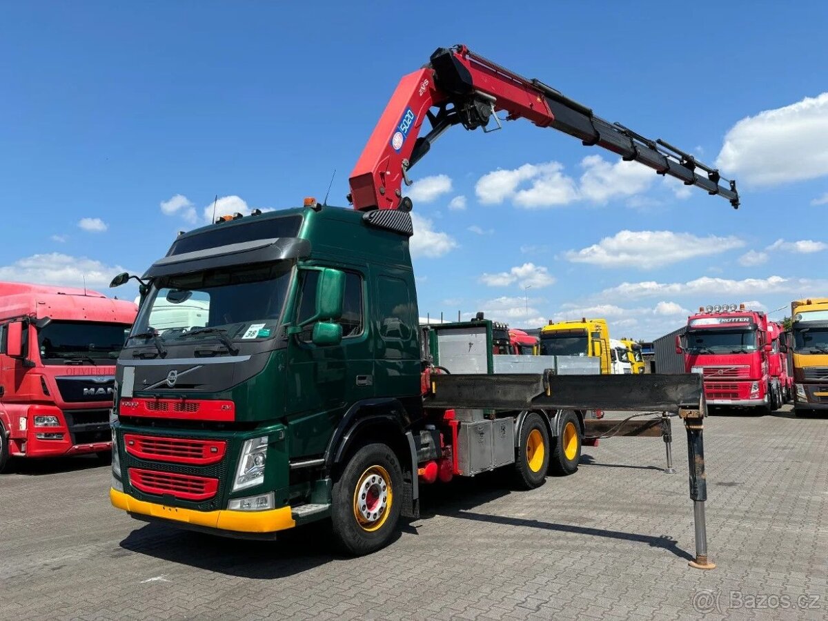 Volvo FM 500-6x4–Valník-Globetrotter+HR-HMF 5020 K6– EURO 6