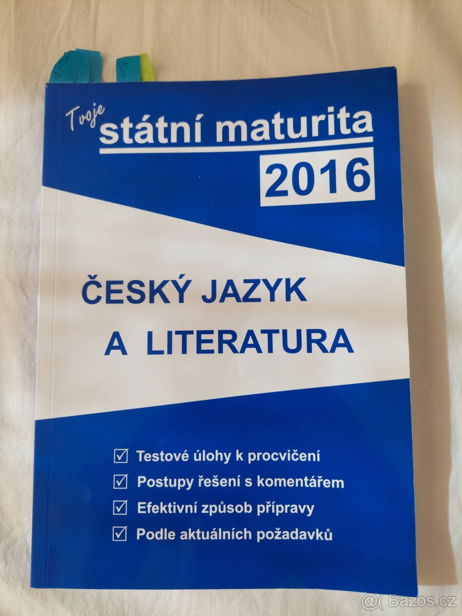 Státní maturita 2016 český jazyk a literatura