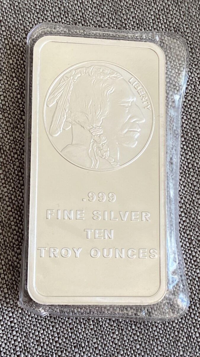 10oz investiční stříbro -Buffalo