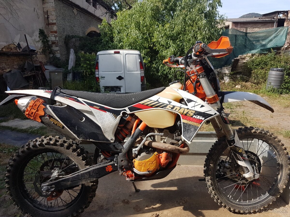 KTM EXC-F 350 Sixdays, rekluze, akrap