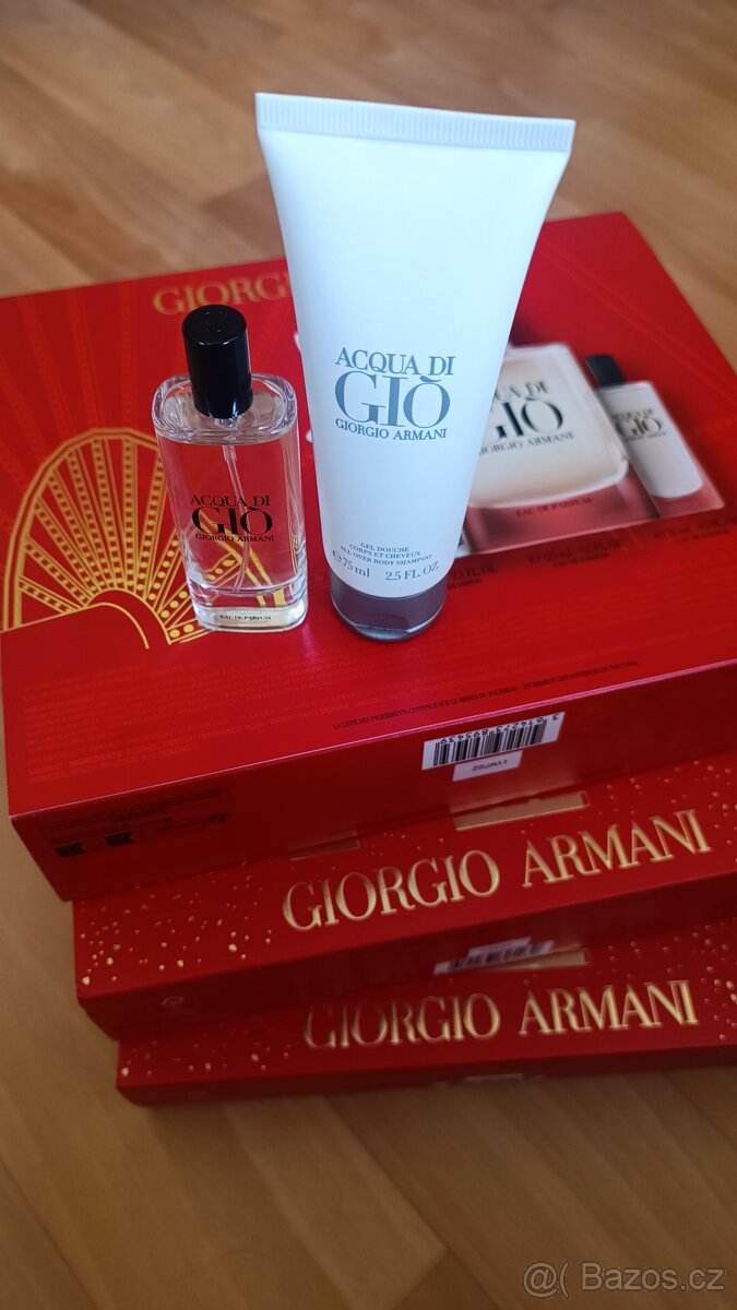 GIORGIO ARMANI Acqua Di Gio Edp 15 ml + sprchový gel 75 ml