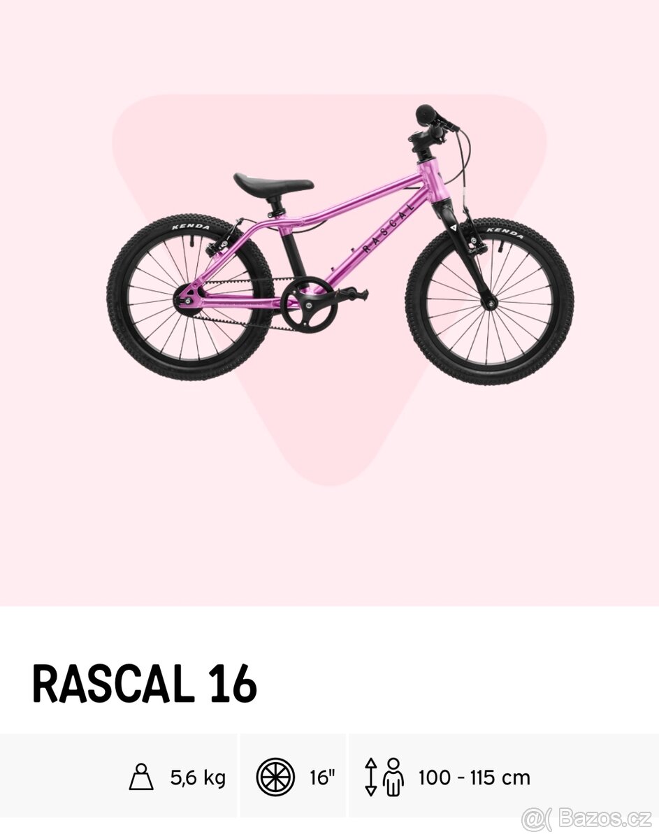 RASCAL 16 Růžová barva