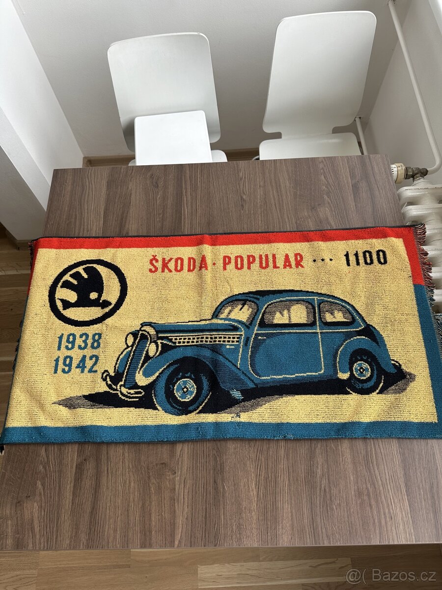 Retro rucnik Škoda Popular 1100 1938 - 1942 TOP STAV