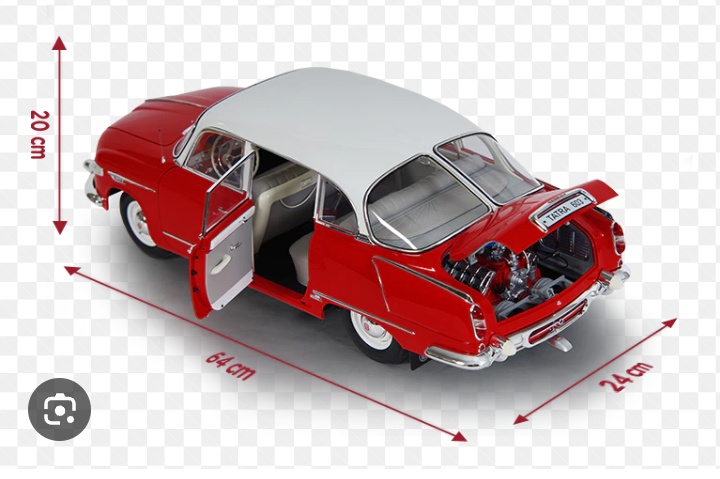 1:8 Tatra 603 (IXO/DeAgostini) kompletní stavebnice