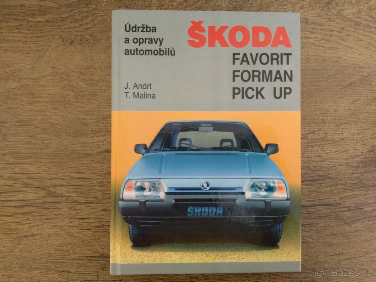 NOVÁ NEPOUŽITÁ KNIHA ŠKODA FAVORIT, FORMAN, PICK-UP