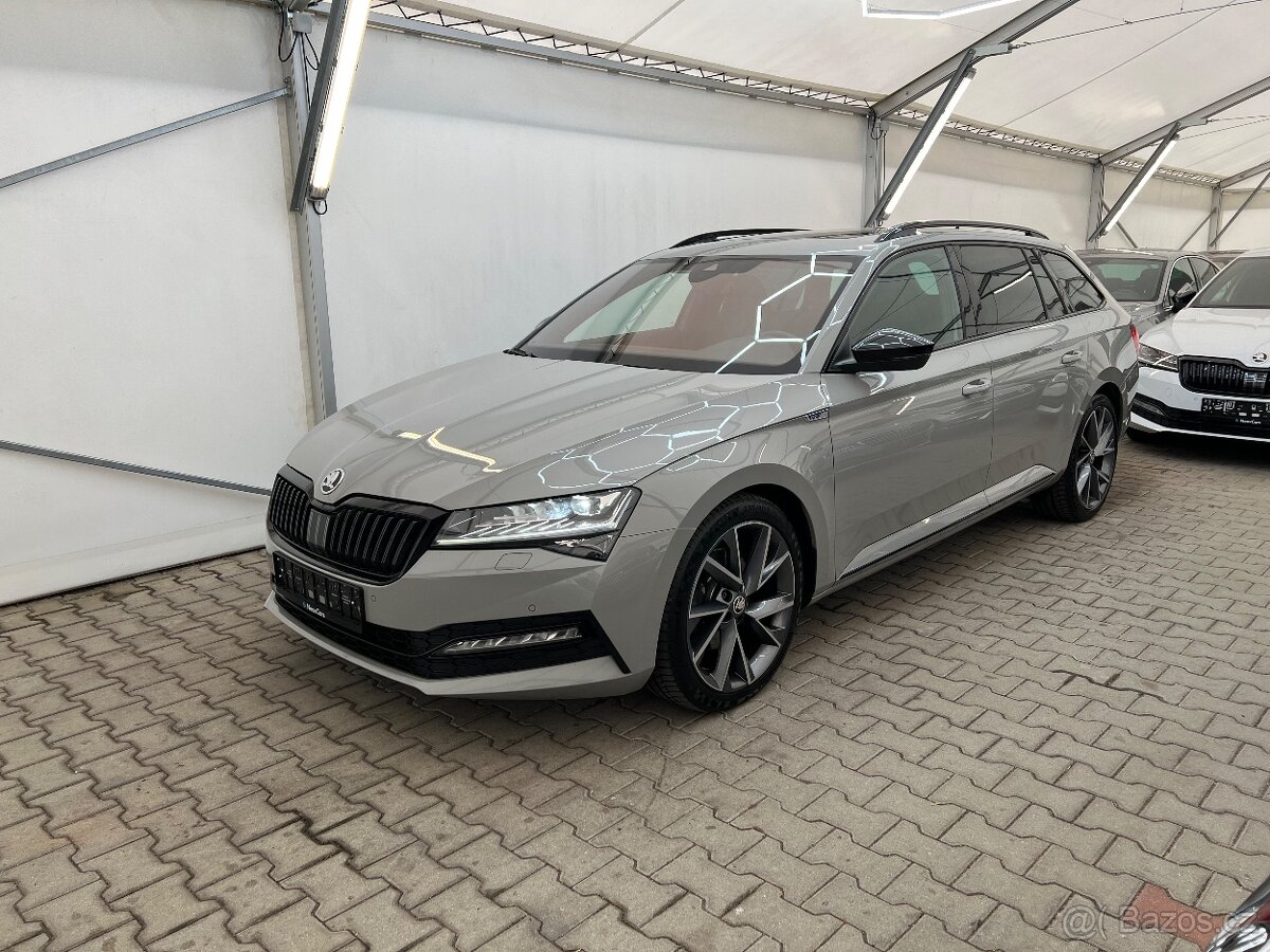 Škoda Superb III combi 2.0TDi,140kW,DSG,Sportline,LED,WebPan