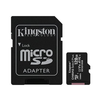 Kingston paměťová karta 128GB Canvas Select Plus microSDXC 1