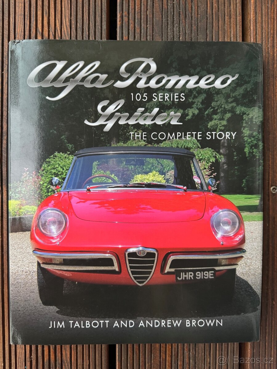 ALFA ROMEO SPIDER 105 SERIES sběratelská publikace, historie