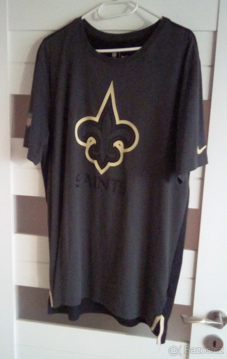 new orleans saints nike tee NFL tričko vel. L + kulich