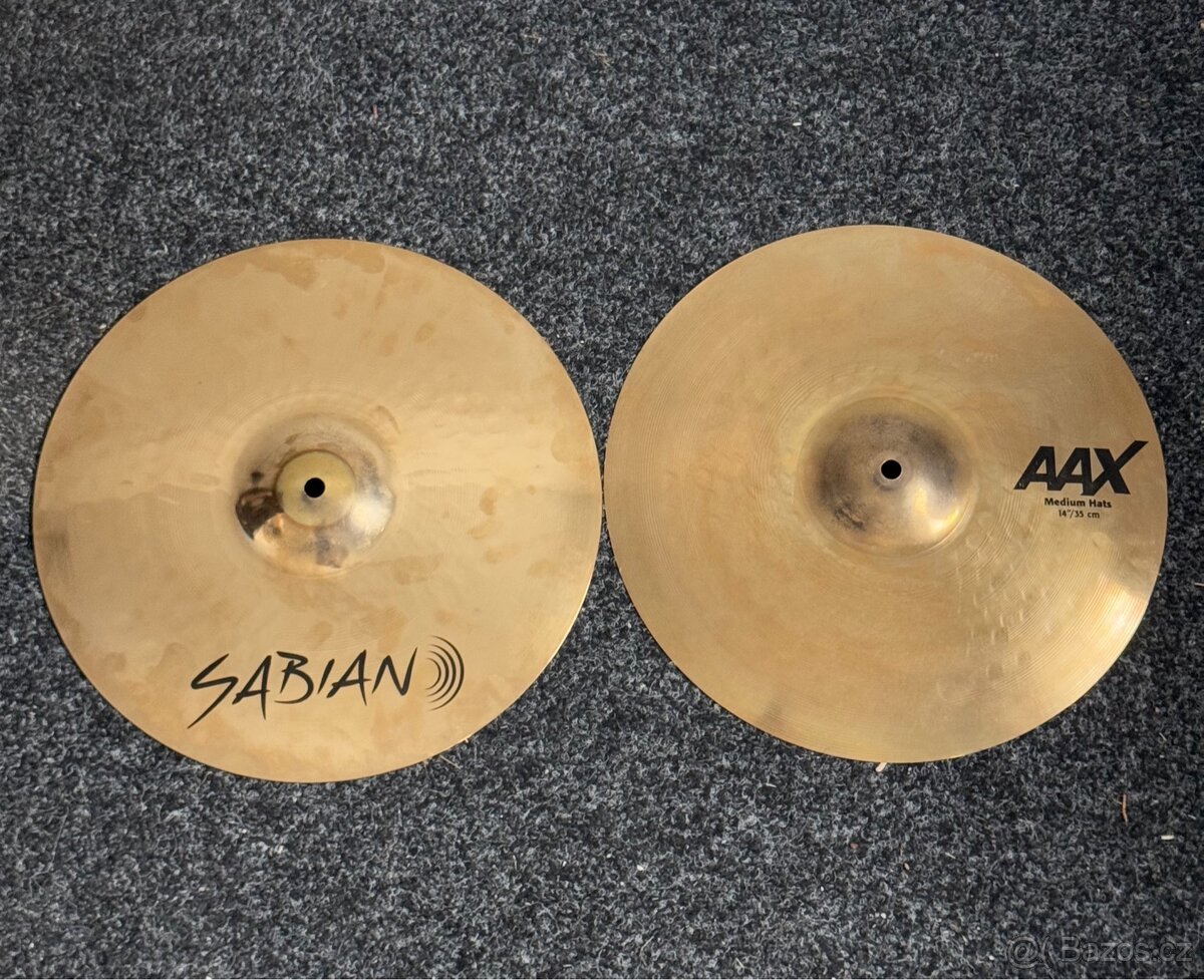 Hi hat Sabian AAX Medium Brilliant 14”