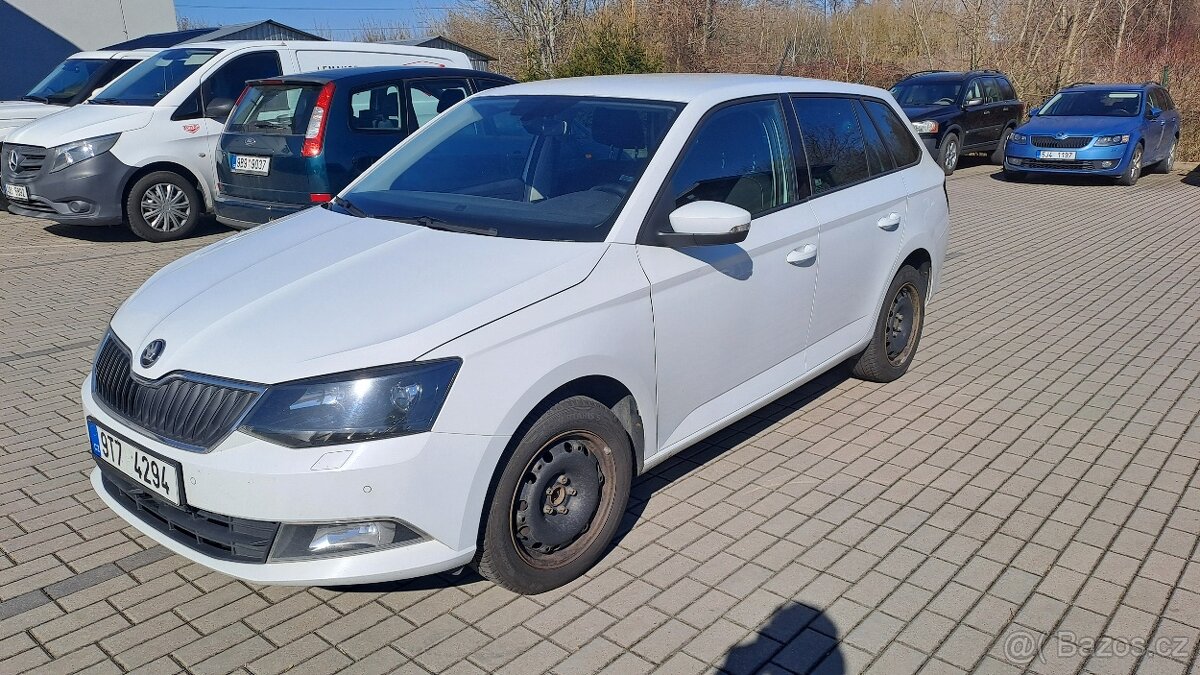 Škoda Fabia combi benzin 1,2/81 kW, rok výroby 2015