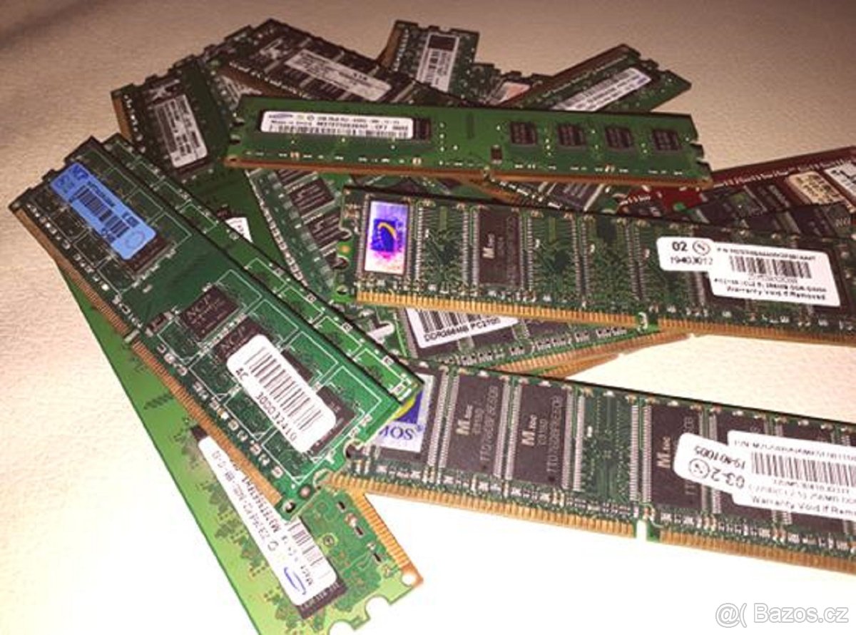 Prodam ruzne pameti DDR2 a DDR3