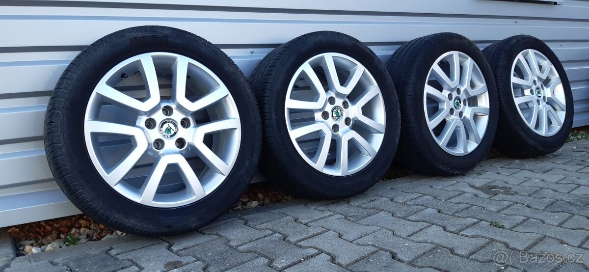 Alu kola 5x112 r17 originál  škoda Yeti Scout