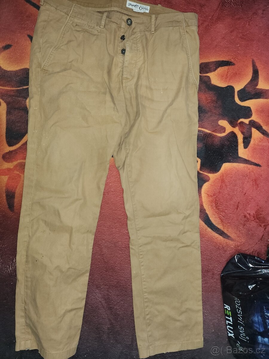 WRANGLER Chino SLIM kalhoty  vel. XL 36/34   stav 7 /10 , st