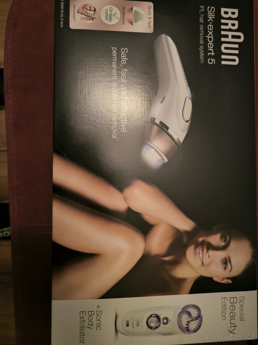 Braun Silk Expert 5+ sonic body exfoliator