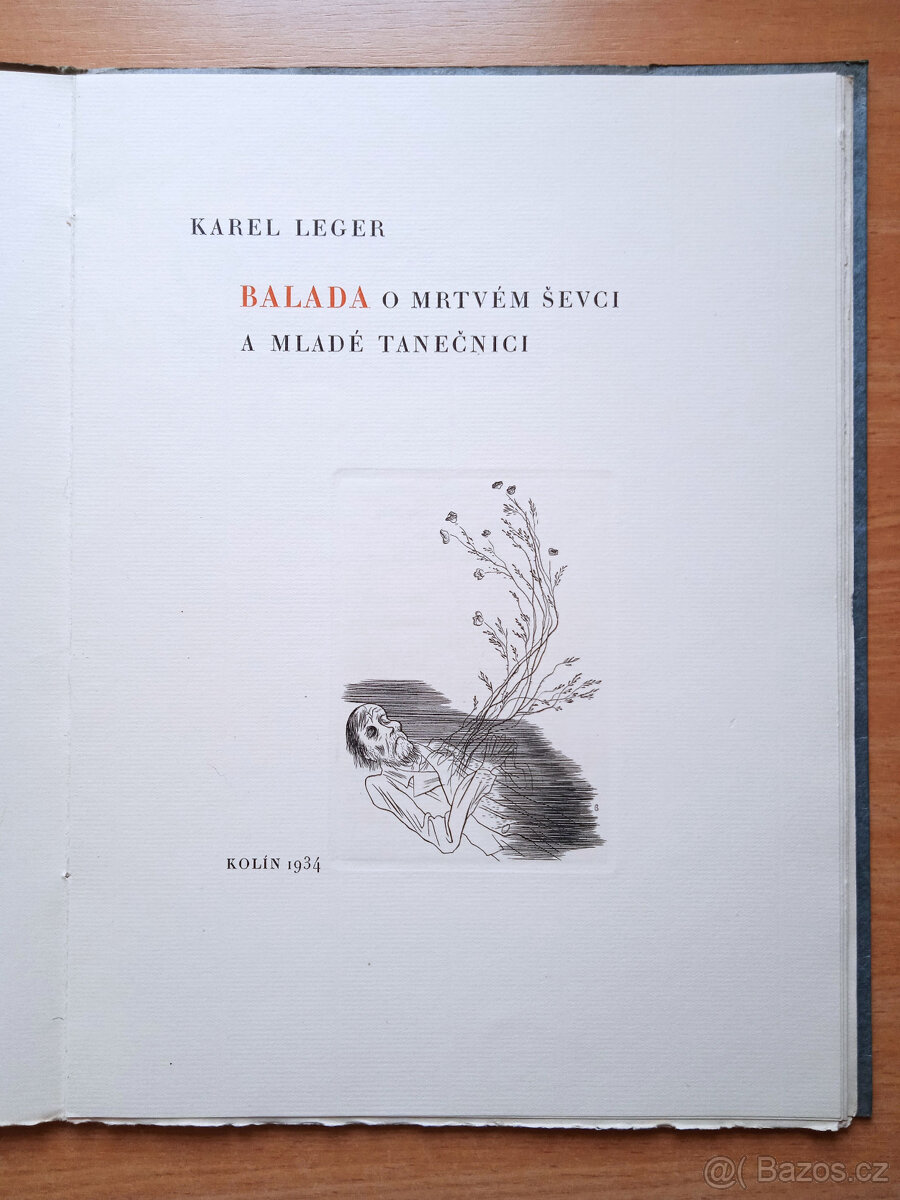 Karel Leger – BALADA O MRTVÉM ŠEVCI A MLADÉ TANEČNICI