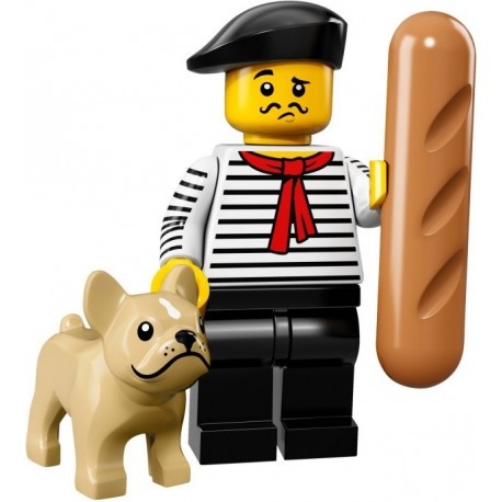 Lego minifigurka 17.serie Francouz zvěrolékařka s králíčkem