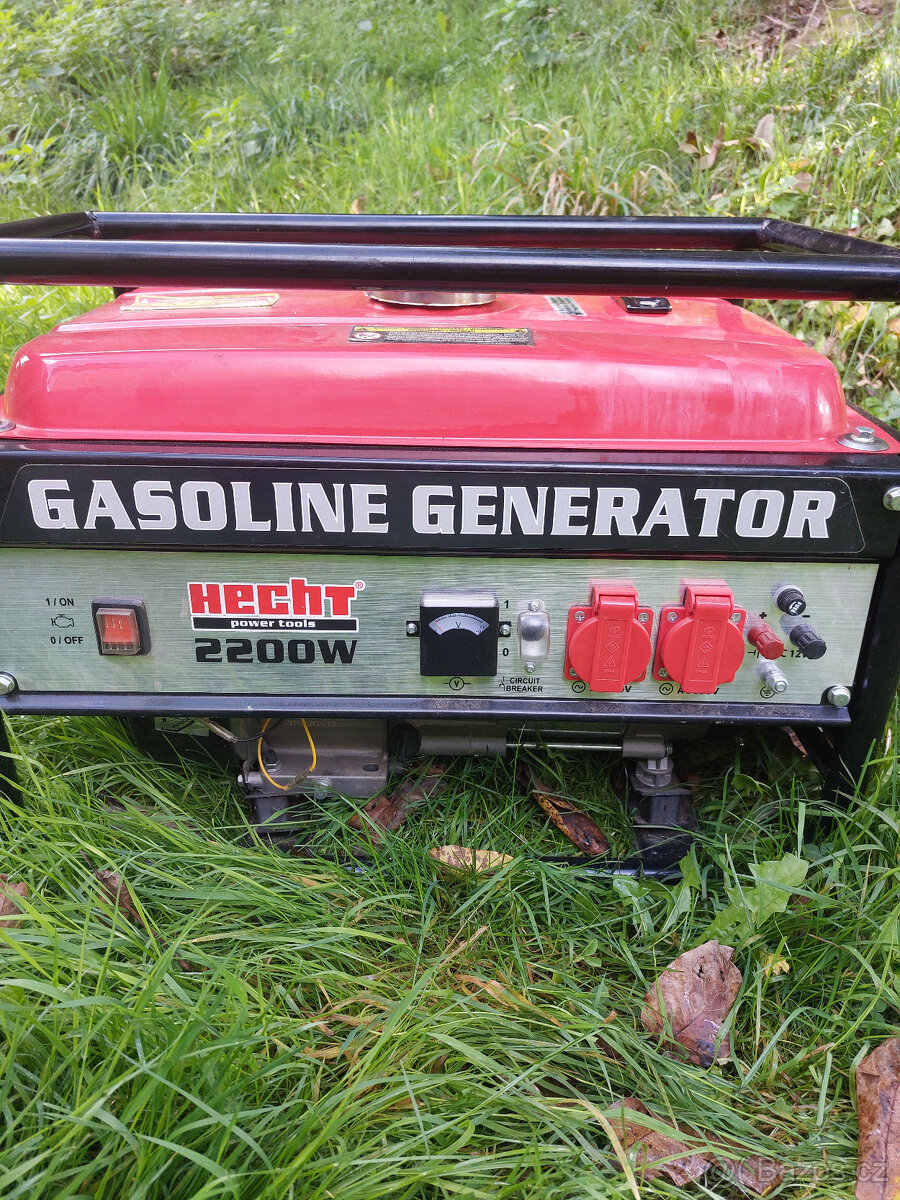 benzinová centrála GASOLINE GENERATOR, Hecht 2200W