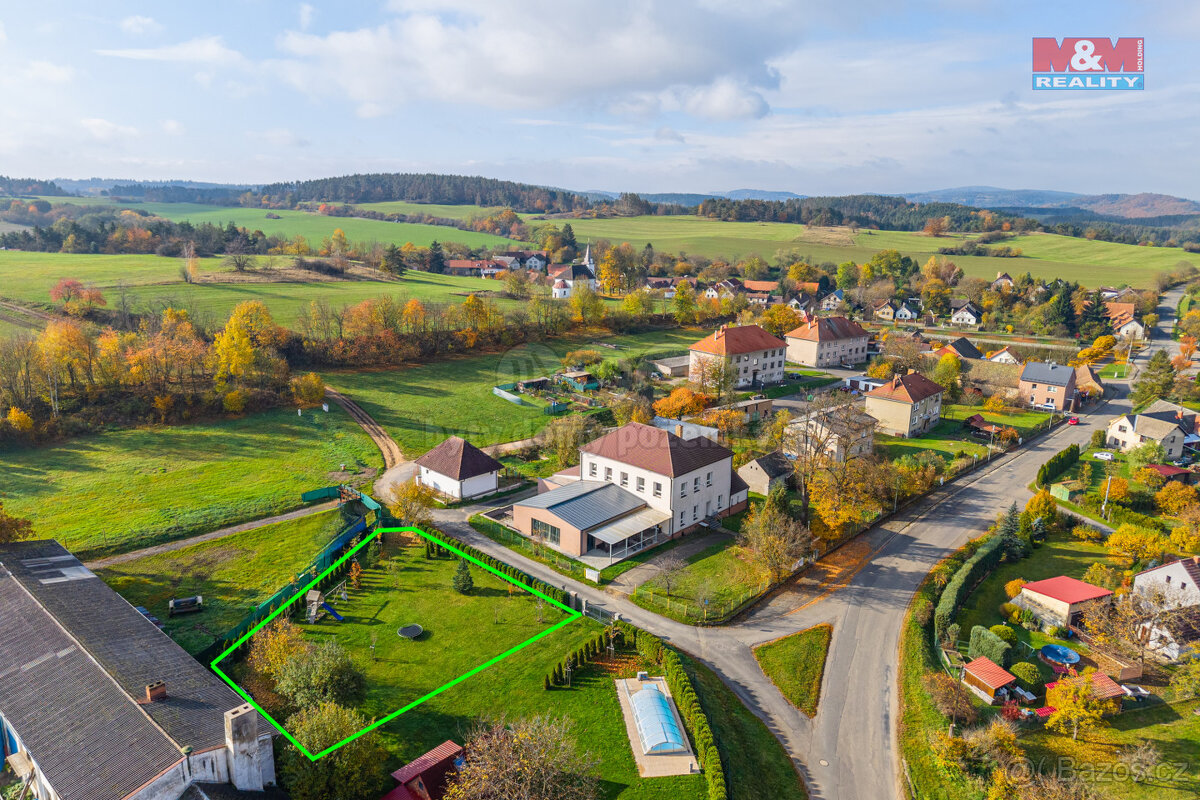 Prodej pozemku k bydlení, 868 m², Milešov, okr. Příbram