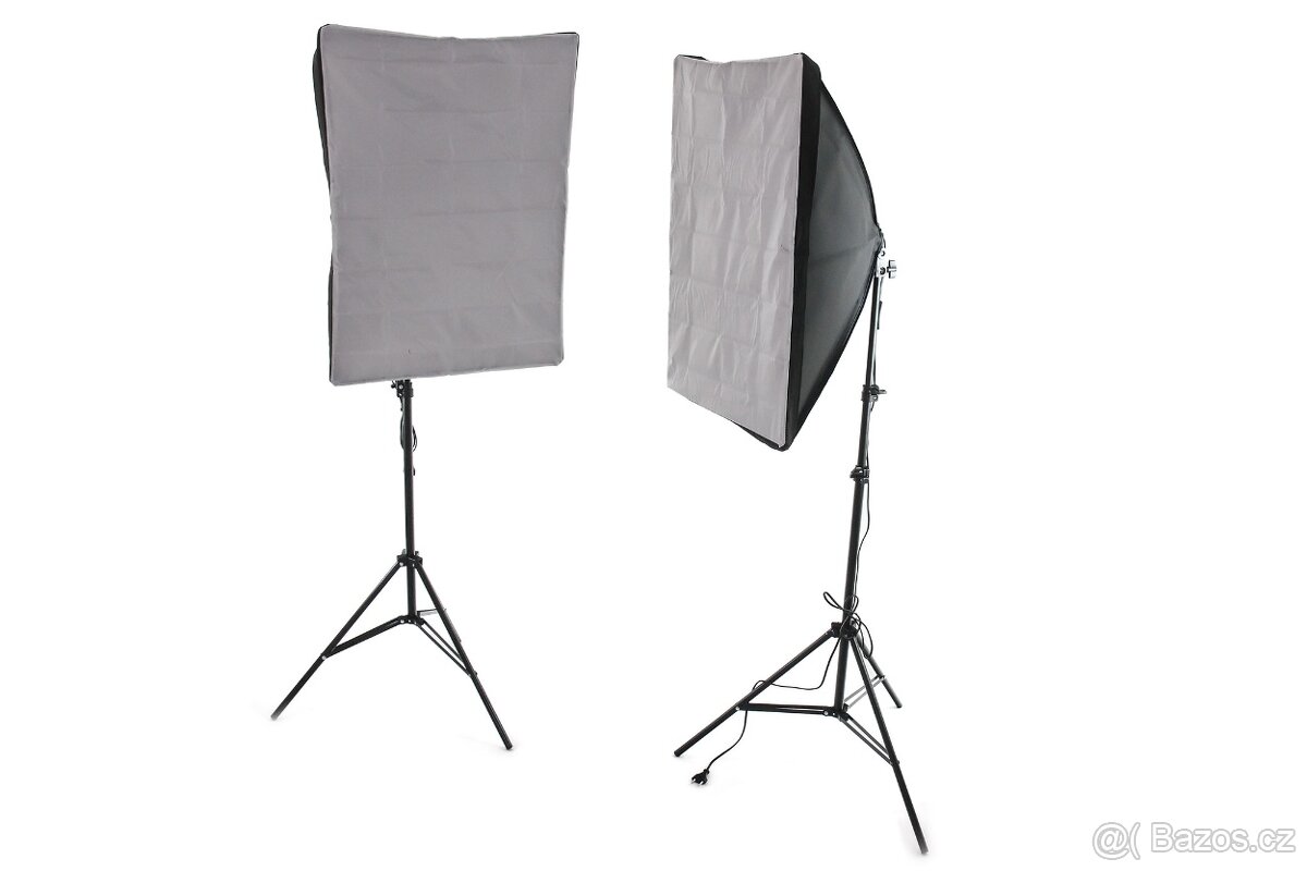 2x SoftBox s paticí pro E27 300W 50x70cm