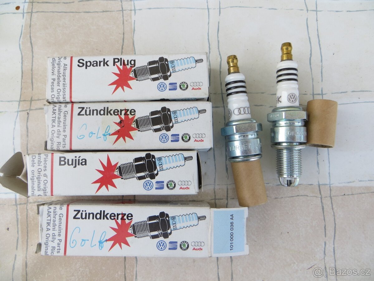 4 x Svíčka -- Audi Spark Plug BUR6ET