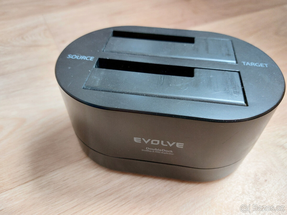 Evolve DuoDock HDD/SSD, USB 2.0, 2.5" a 3.5"