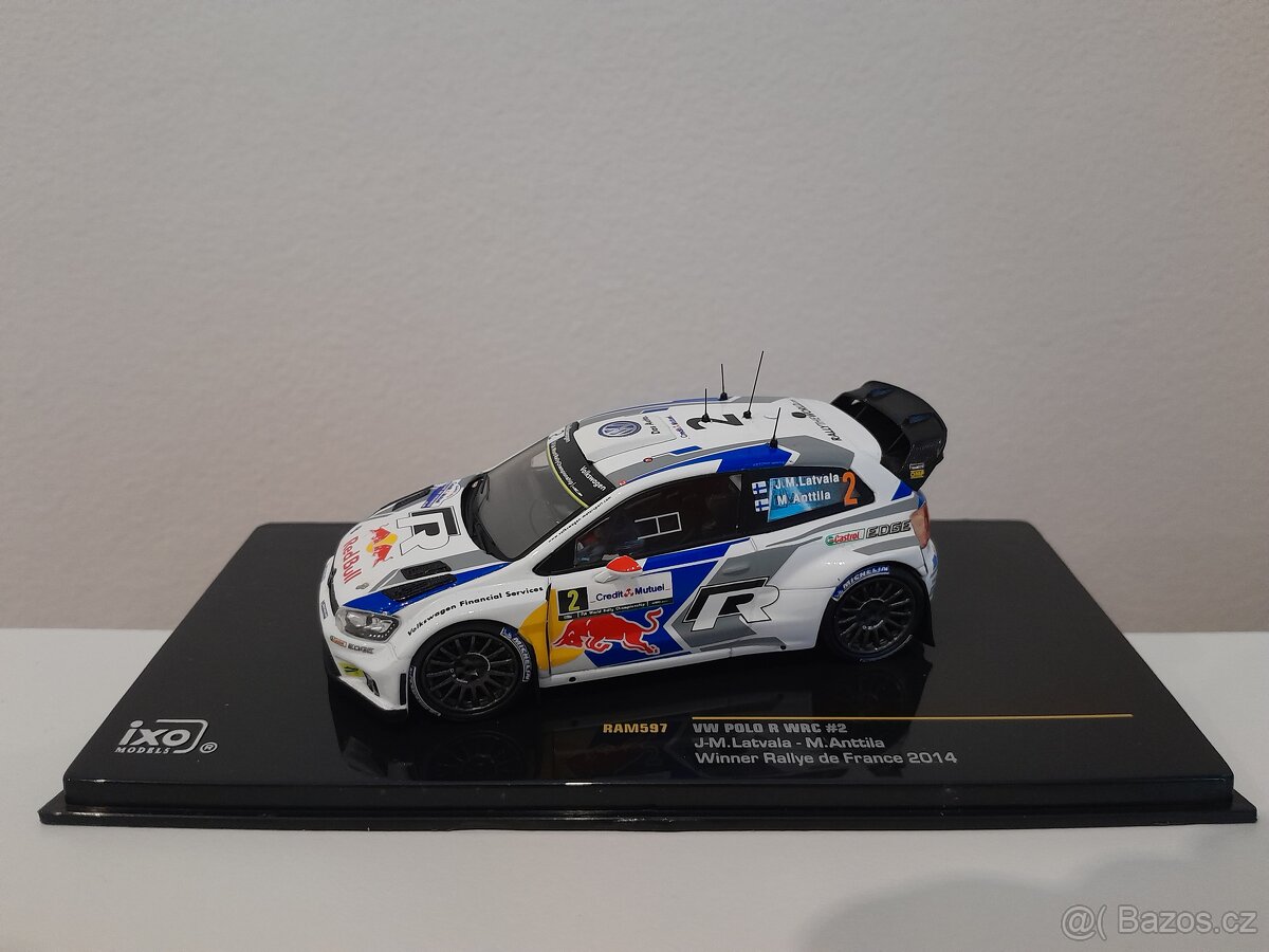 model VW POLO R WRC IXO RAM597 rarita