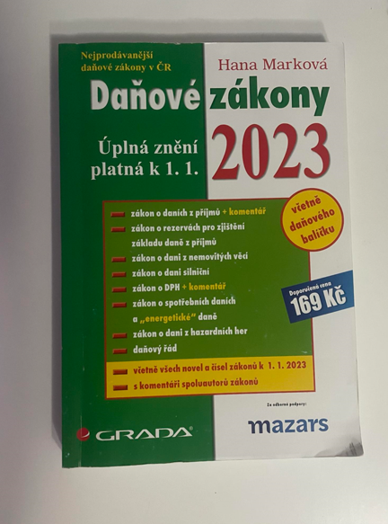 Daňové Zákony 2023