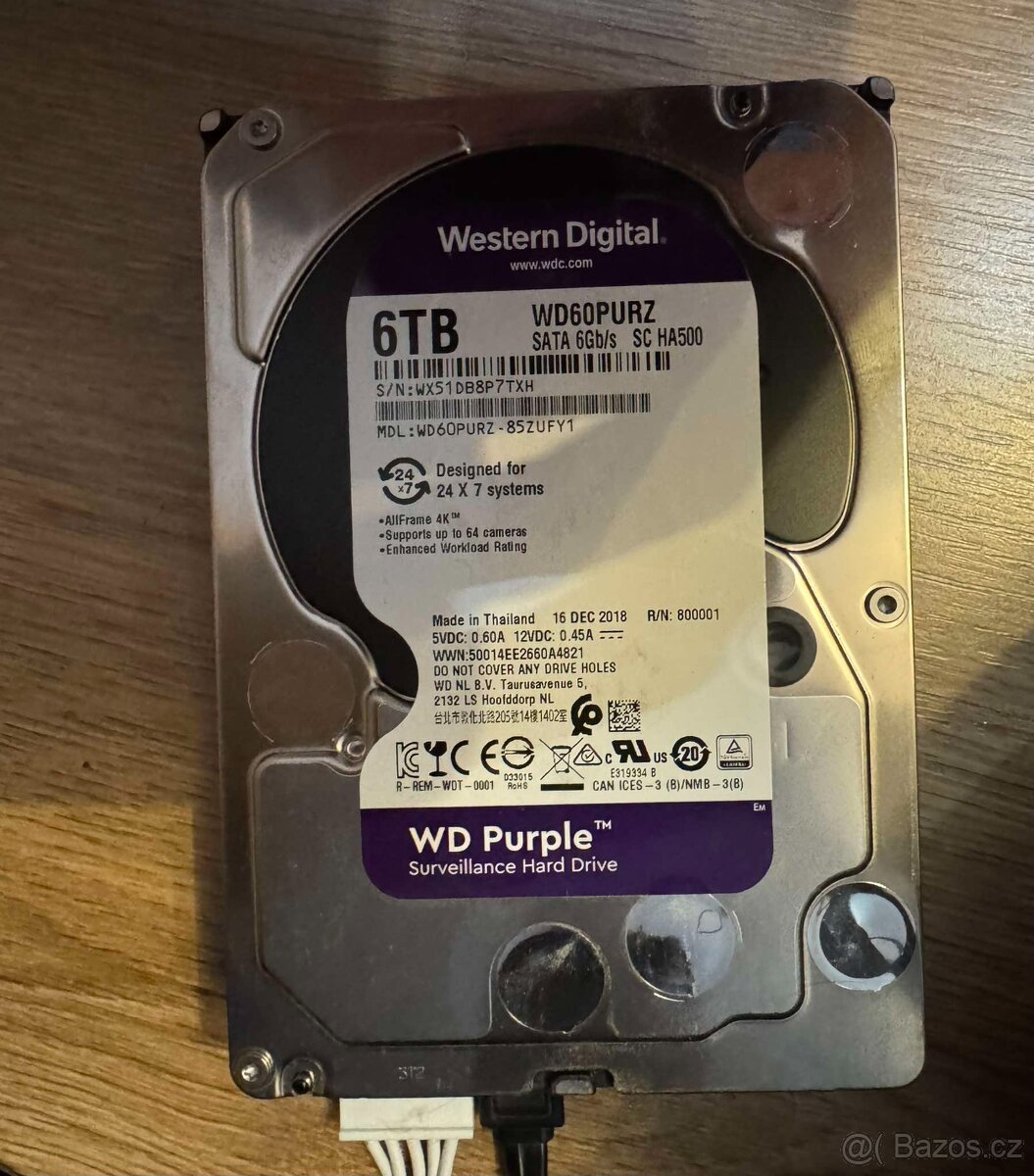 WD (Western Digital) Purple 6TB