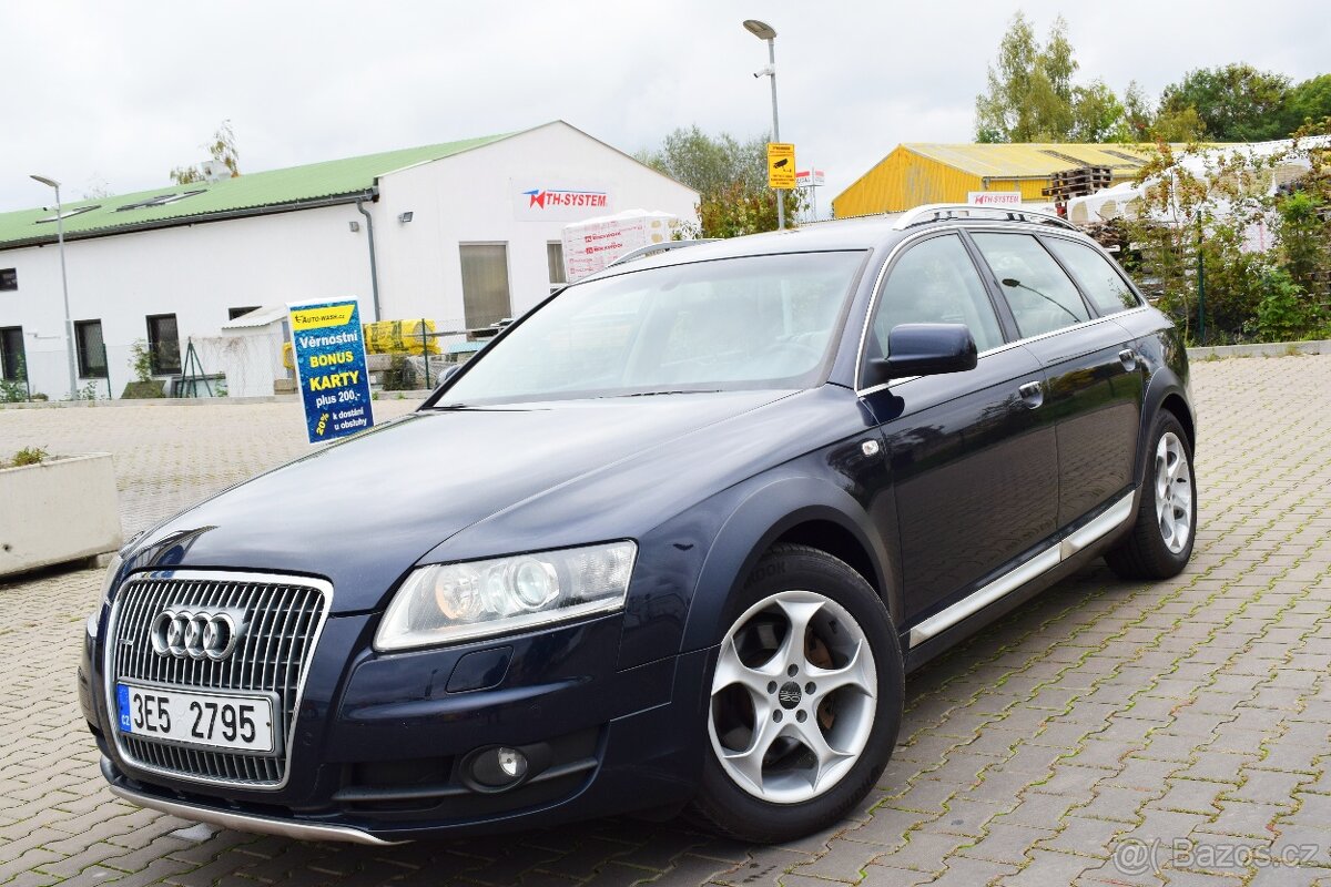 AUDI A6 ALLROAD 3.0TDi 4F/MANUÁL/ČR PŮVOD/KŮŽE/NAVI/TOP STAV