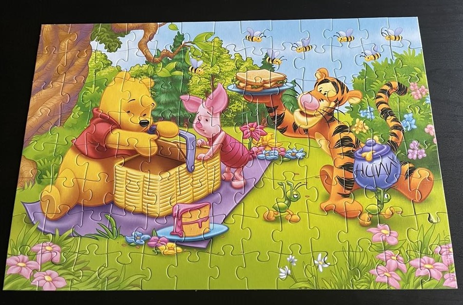 Puzzle medvídek Pú