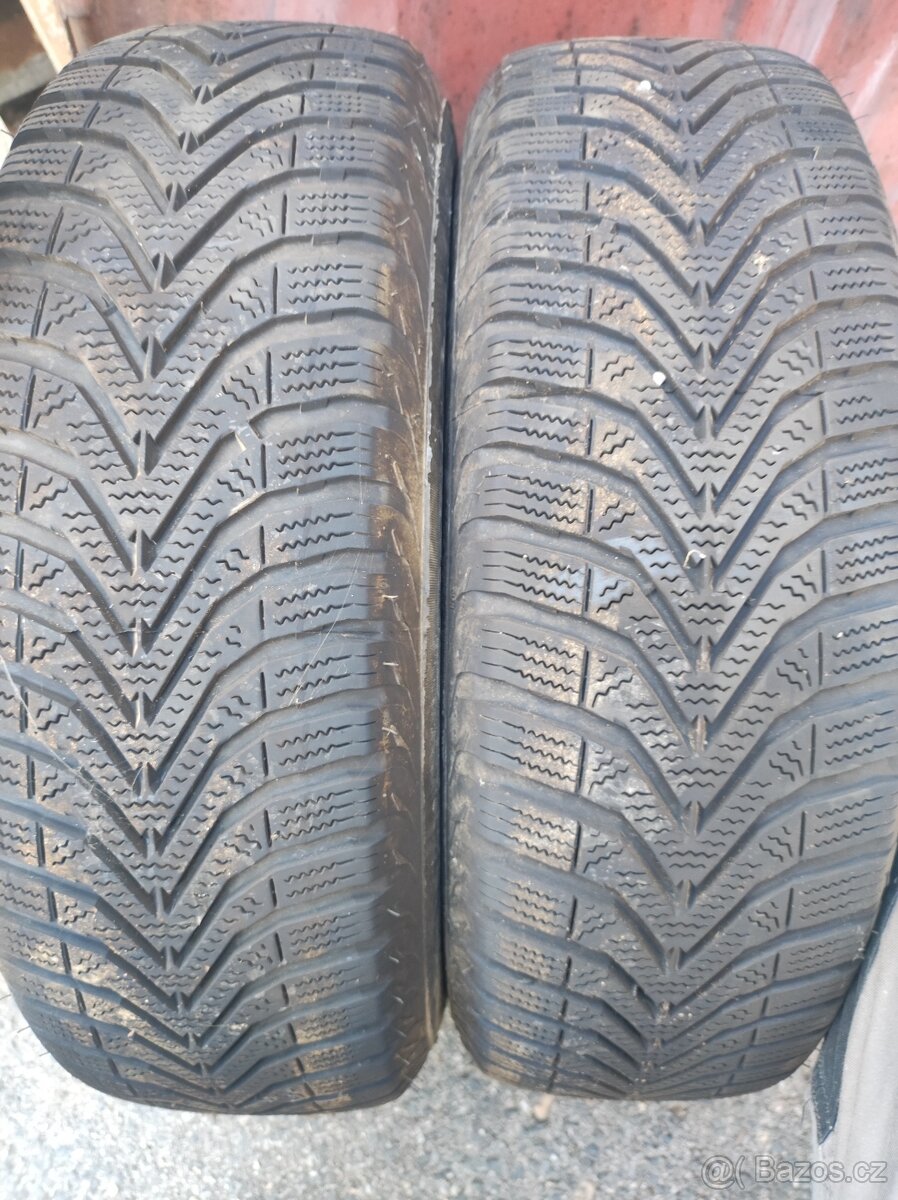 2 kusy 5x100r14 +zimní pneu. 175/70r14