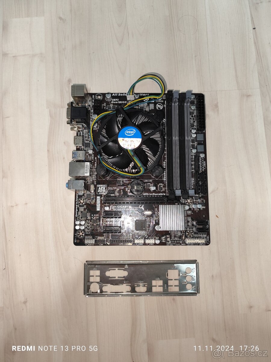 Základní deska Gigabyte + i3 4150