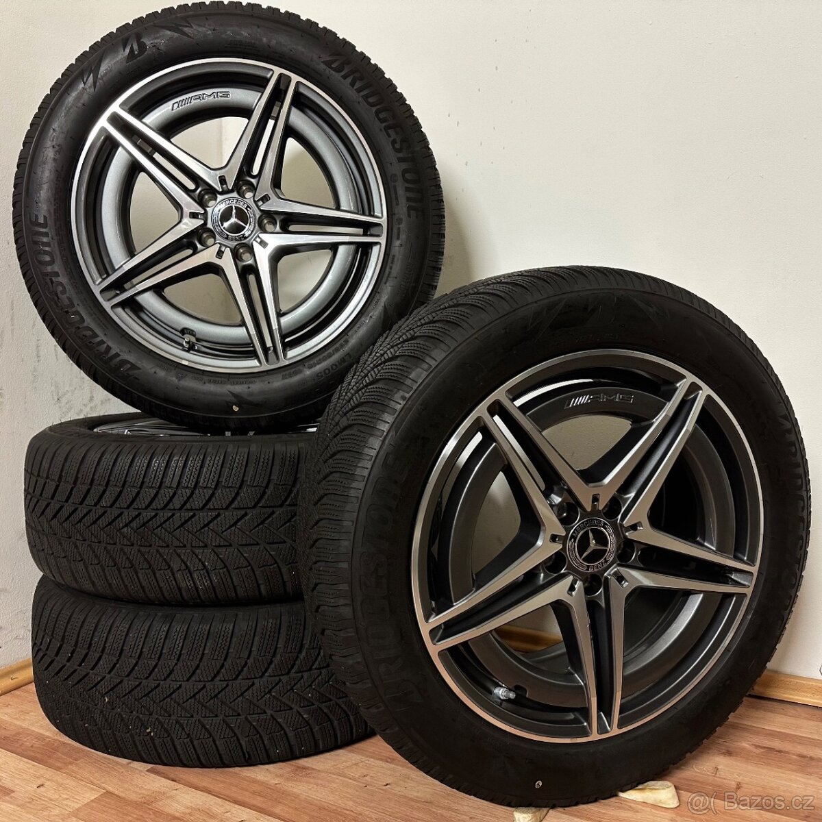 MERCEDES EQC AMG 5x112 R19 ET34+ZIMNÍ 235/55R19 7mm